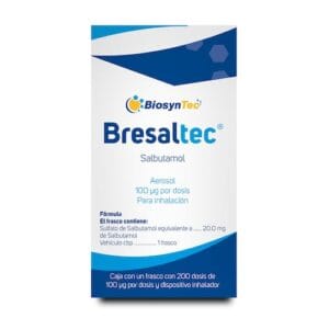 BRESALTEC AEROSOL p/INHALACIÓN Fco. c/200 Dosis 100 MCG.