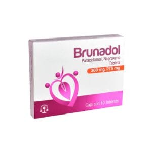 BRUNADOL c/10 TABS. 300/275 MG.