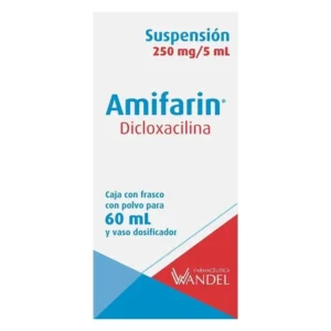 AMIFARIN SUSP. Fco. 60 ML. 250 MG/5 ML.