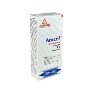 AMCEF I.V. Sol. Iny. c/1 FCO. AMP. 1 G/10 ML.
