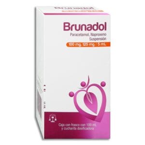 BRUNADOL SUSP. Fco. 100 ML. 100-125 MG/5 ML.