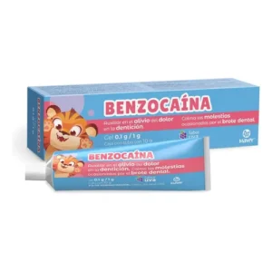 BENZOCAÍNA (Maver) GEL Sabor Uva TUBO c/10 G. 0.1 G/1 G.