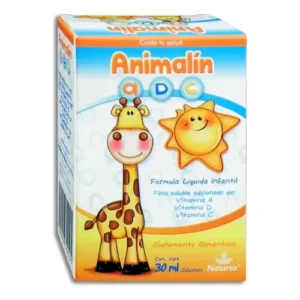 ANIMALIN A-D-C Sol. Gotas Fco. 30 ML. 1333 UI-35 MG-400 UI/1 ML.