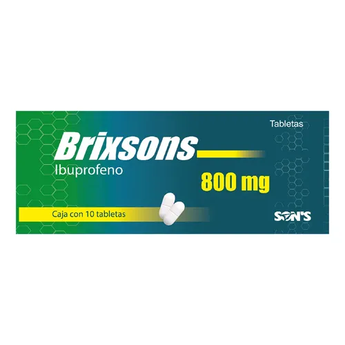 BRIXSONS c/10 TABS. 800 MG.