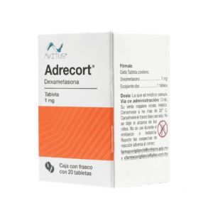ADRECORT Cja/Fco. c/20 TABS. 1 MG.