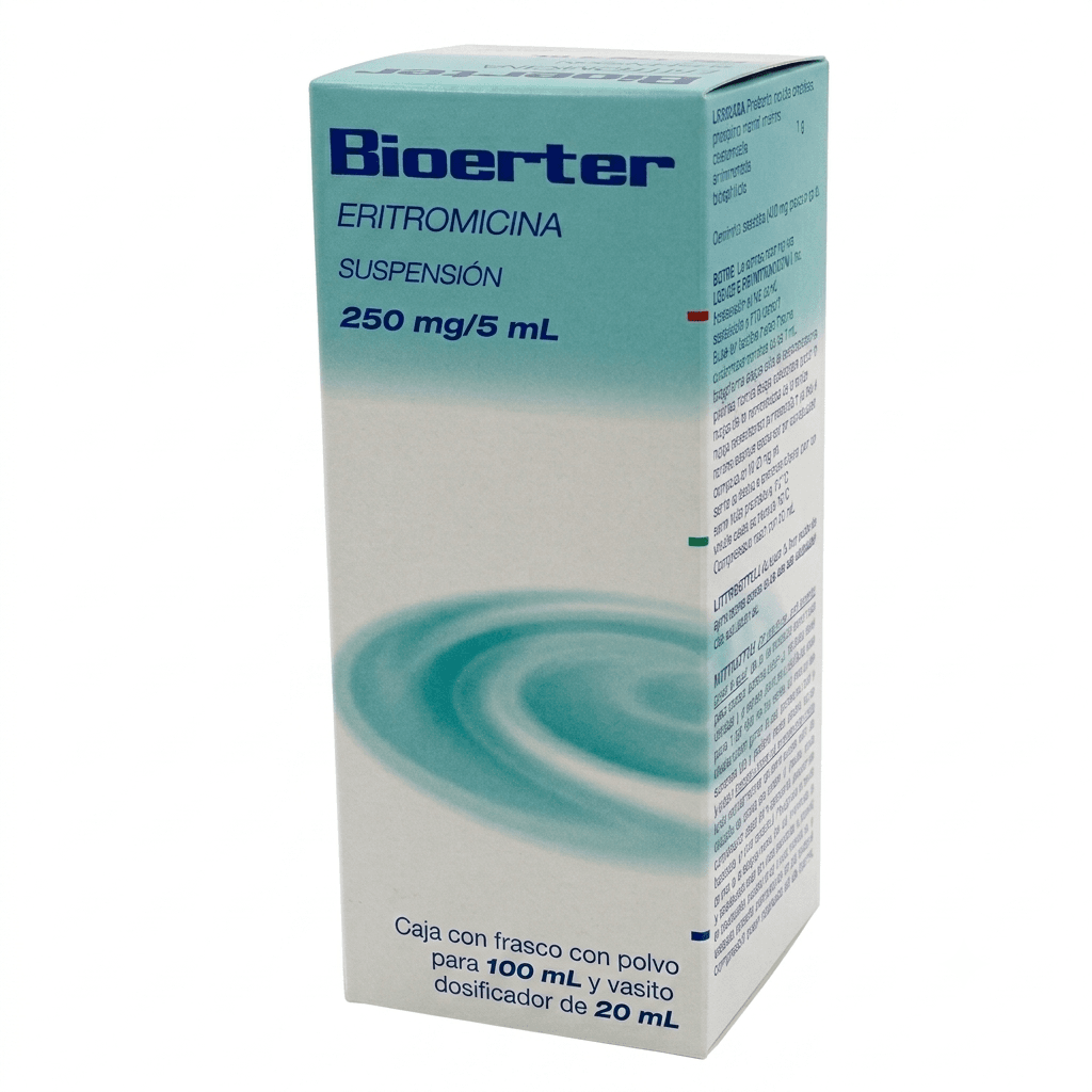 BIOERTER SUSP. Fco. 100 ML. 250 MG/5 ML.