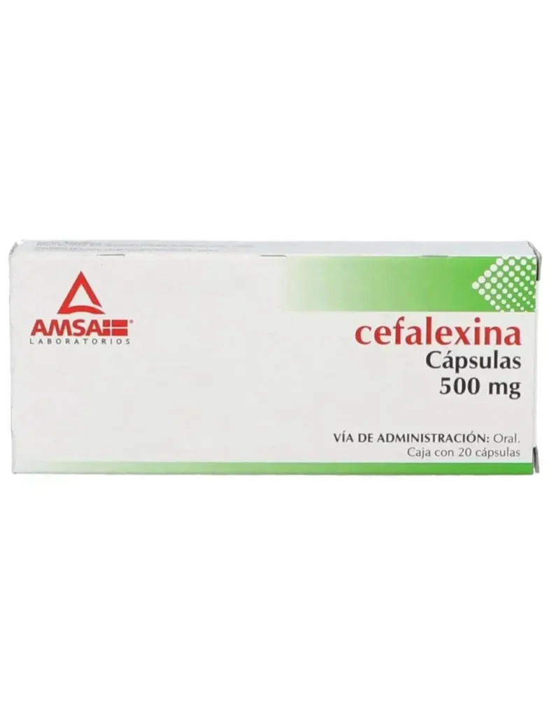 CEFALEXINA (Amsa) c/20 CAPS. 500 MG.