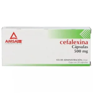 CEFALEXINA (Amsa) c/20 CAPS. 500 MG.