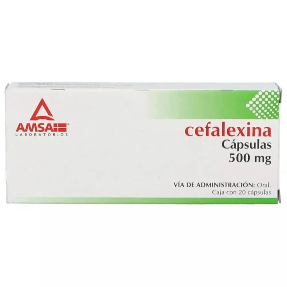 CEFALEXINA (Amsa) c/20 CAPS. 500 MG.