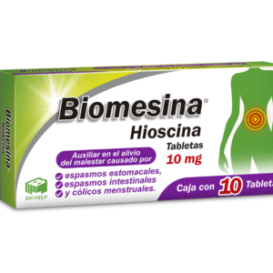 BIOMESINA c/10 TABS. 10 MG.