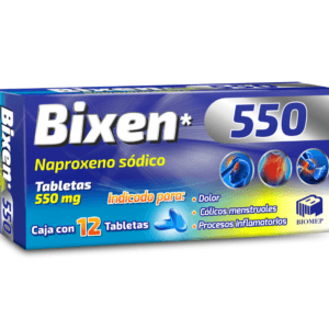 BIXEN c/12 TABS.  550 MG.