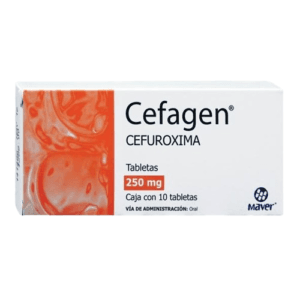 CEFAGEN c/10 TABS. 250 MG.