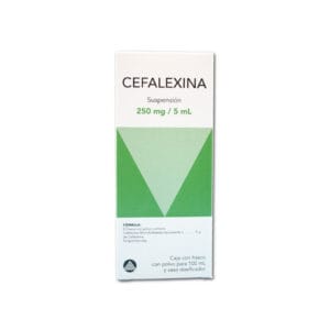 CEFALEXINA (Medigen) SUSP. Fco. 100 ML. 250 MG/5 ML.