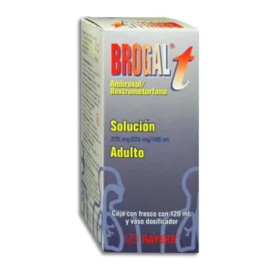 BROGAL-T SOL. Adulto Fco. 120 ML. 225-225 MG/100 ML.
