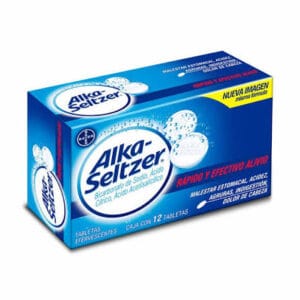ALKA-SELTZER c/12 TABS. EFERVS. 1.976/1.0/0.324 G.