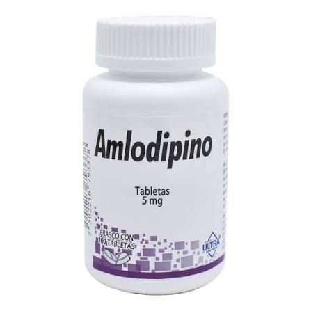 AMLODIPINO (Ultra) c/100 TABS. 5 MG.