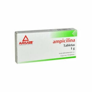 AMPICILINA (Amsa) c/10 TABLETAS 1 G.
