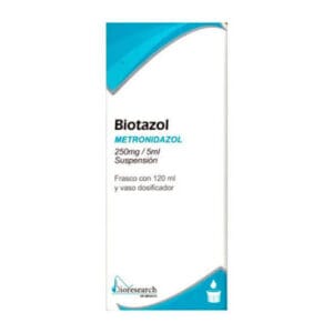 BIOTAZOL SUSP. Fco. 120 ML. 250 MG/5 ML.