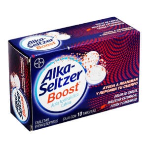 ALKA-SELTZER BOOST c/10 TABS. EFERVS. 500/65 MG.